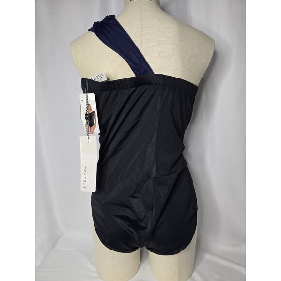 Magicsuit Miraclesuit SZ 16 Goddess One Shoulder One Piece Swim NEW WITH FLAWS - Picture 6 of 16